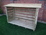 Large budget log store, 6 foot long