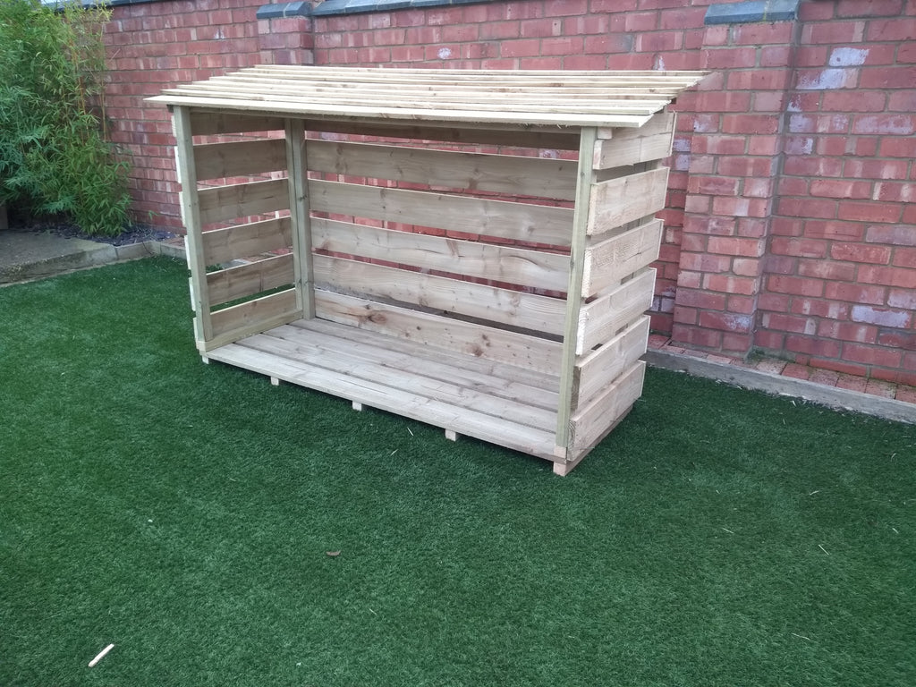 Large budget log store, 6 foot long