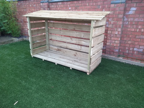 Large budget log store, 6 foot long