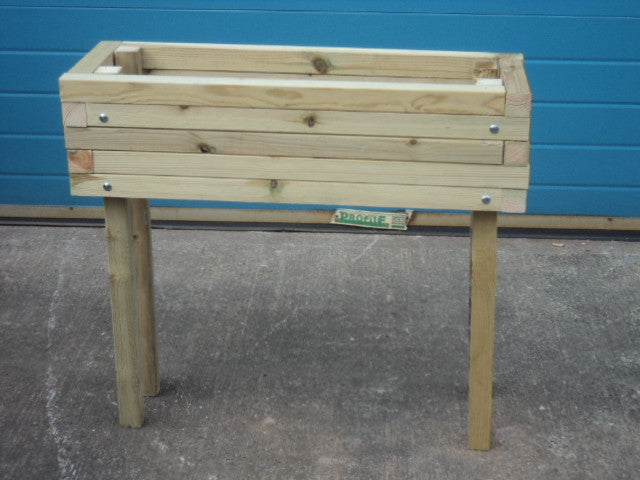 Raised wooden planters (tall) - block style