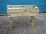 Raised wooden planters (tall) - block style