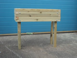 Raised wooden planters (tall) - block style