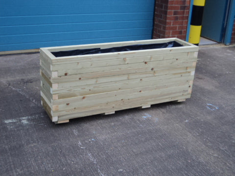 Trough planters - block style, extra deep