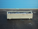 2 rows of decking trough planters