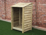 Small featheredge log store
