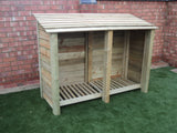 Large featheredge log store